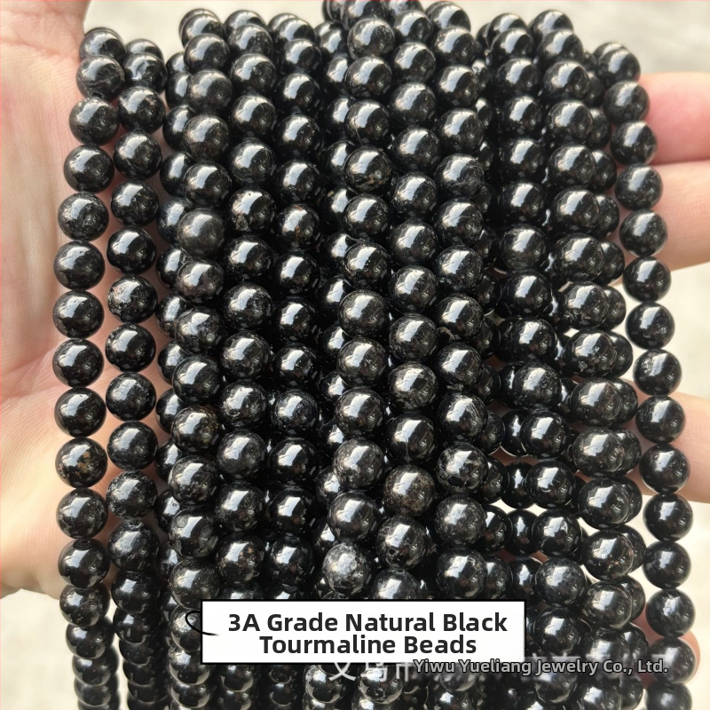 DIY ékszer gyöngyök turmalinból — természetes turmalin sorozat, vágás, csiszolás, polírozás, prémium stílus