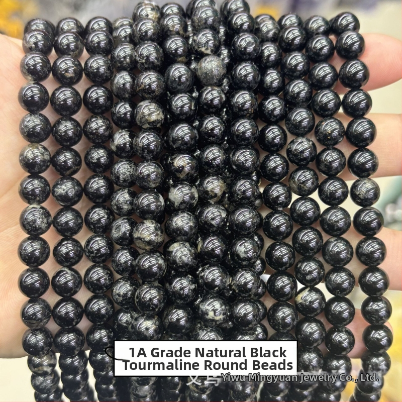 DIY ékszer gyöngyök turmalinból — természetes turmalin sorozat, vágás, csiszolás, polírozás, prémium stílus