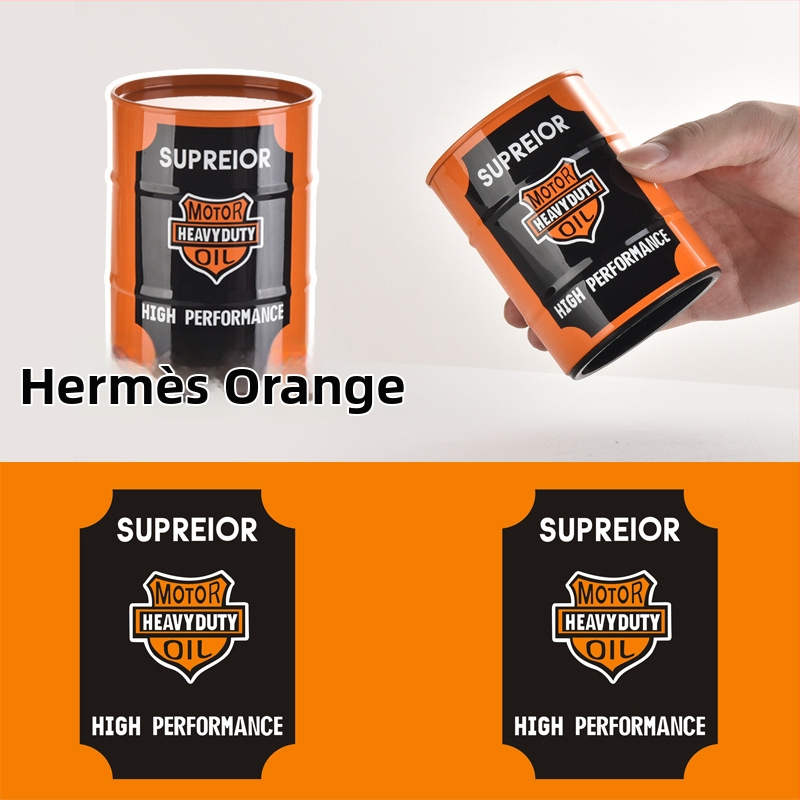 Set čašica za mućkanje kockica u obliku uljne bačve za bar i kućnu upotrebu, od plastike i željeza, tihi shaker sa sitom, za uzrast 14+, blister pakiranje