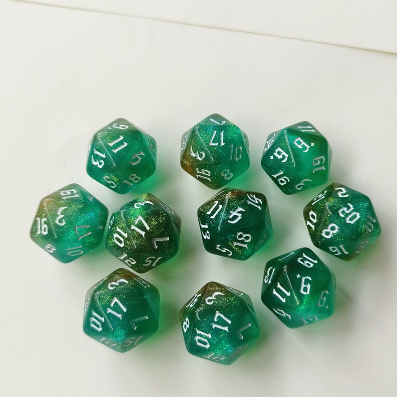 Zar DND s 20 stranica od akrilita, motiv zvjezdano neba i irizirajućeg kamelona, 4000 komada u kutiji, prilagodljivo