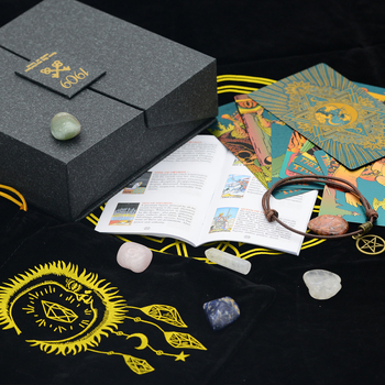 Tarot kártya készlet, PET anyag, asztali játékokhoz, társasjáték-kártyák, Opp zacskó csomagolás, 7-14 és 15-35 éves korosztály számára