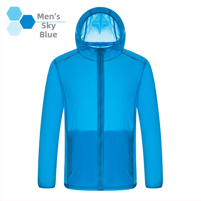Ārējā vēja izturīgā jaka no neilona, ūdensizturīga, UPF15