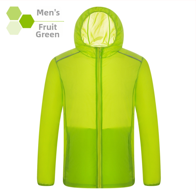 Ārējā vēja izturīgā jaka no neilona, ūdensizturīga, UPF15