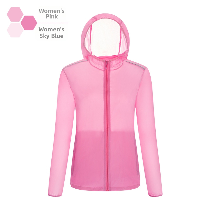 Ārējā vēja izturīgā jaka no neilona, ūdensizturīga, UPF15