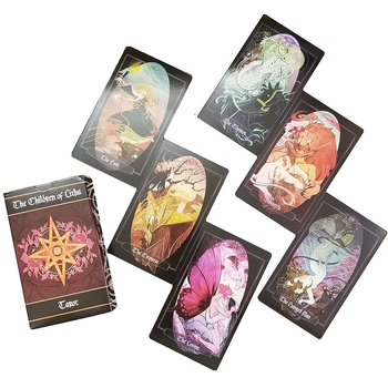 Tarot kártya készlet – Midsummer’s Son Dawn Star Nomadic Oracle, bevont papír, beltéri használat, Kínában készült, 14+