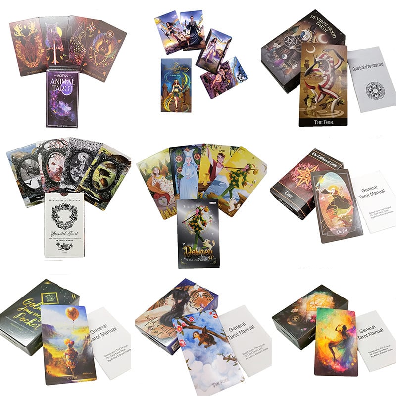 Tarot kártya készlet – Midsummer’s Son Dawn Star Nomadic Oracle, bevont papír, beltéri használat, Kínában készült, 14+