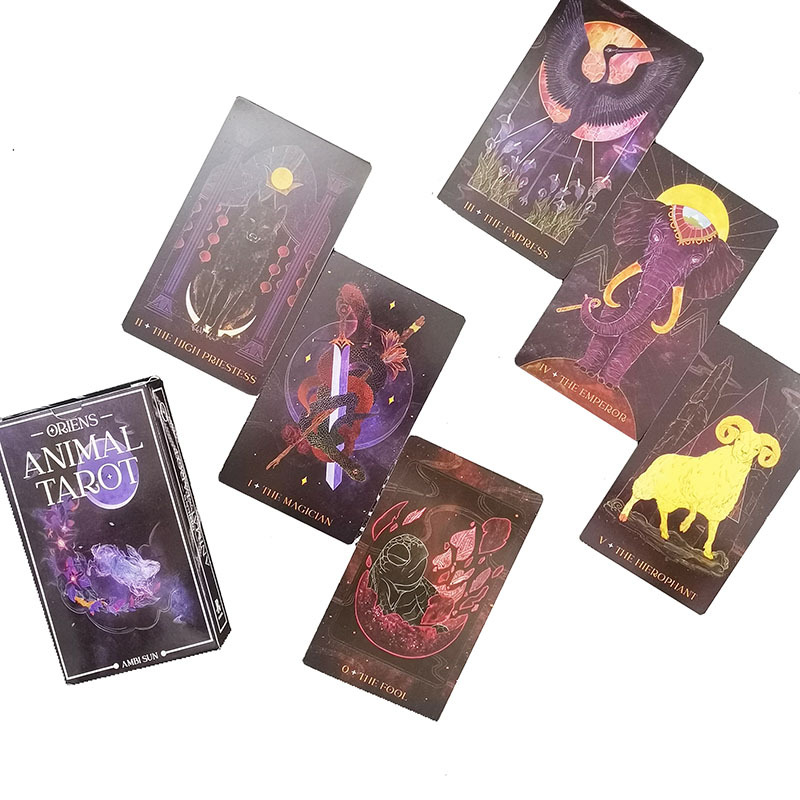 Tarot kártya készlet – Midsummer’s Son Dawn Star Nomadic Oracle, bevont papír, beltéri használat, Kínában készült, 14+