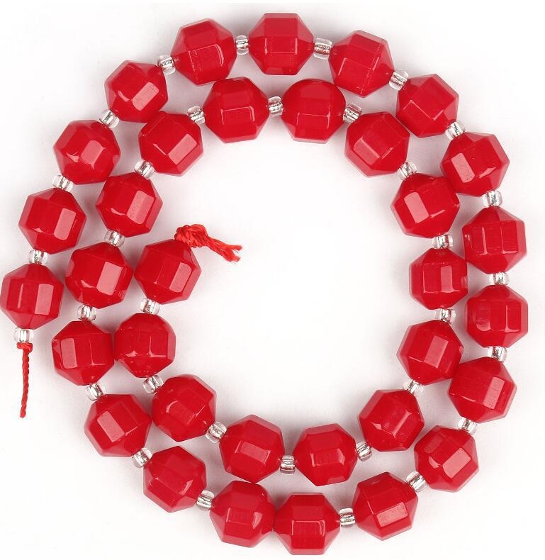 Faceted agatne kristalne perle za DIY nakit – dijelovi za narukvice