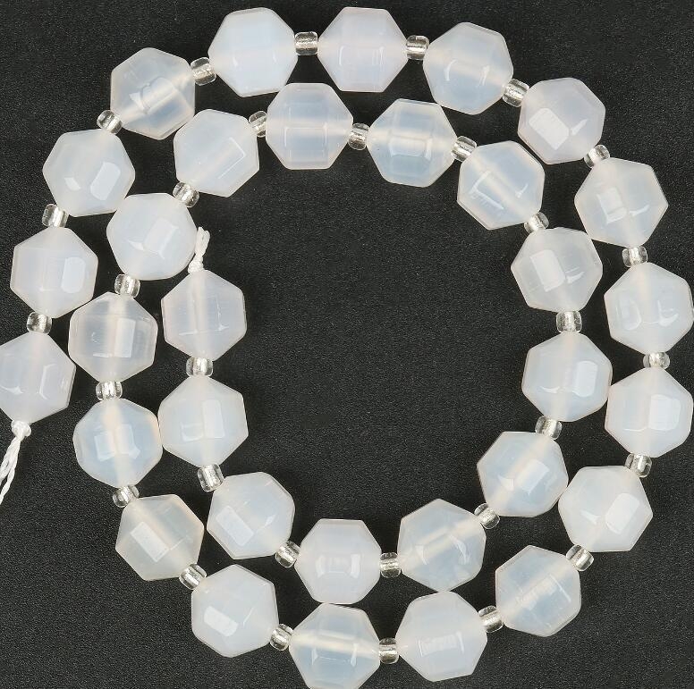 Faceted agatne kristalne perle za DIY nakit – dijelovi za narukvice