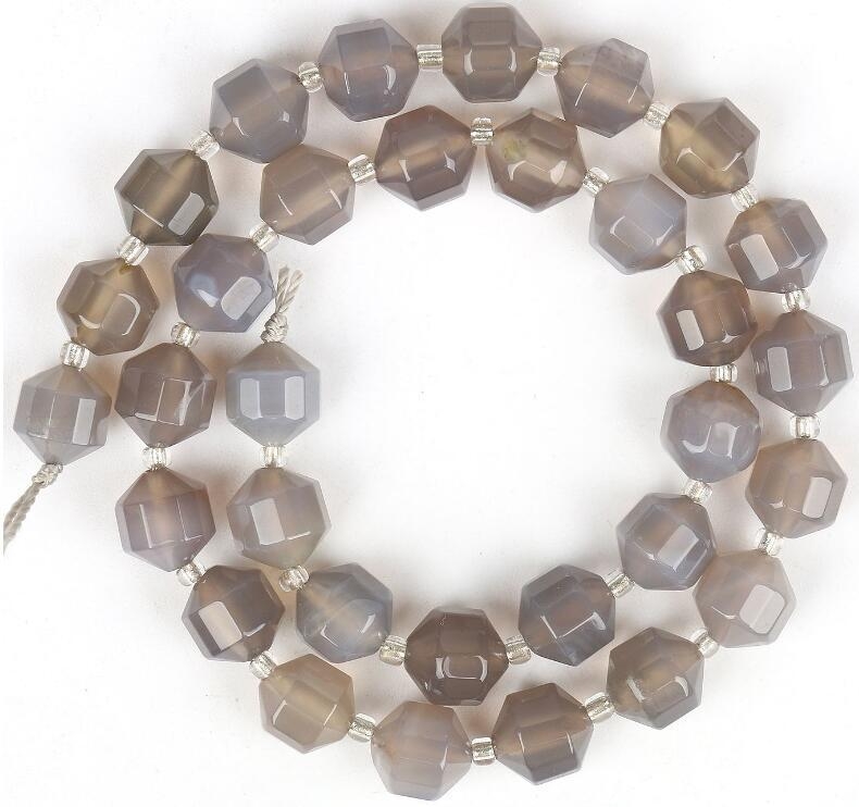 Faceted agatne kristalne perle za DIY nakit – dijelovi za narukvice