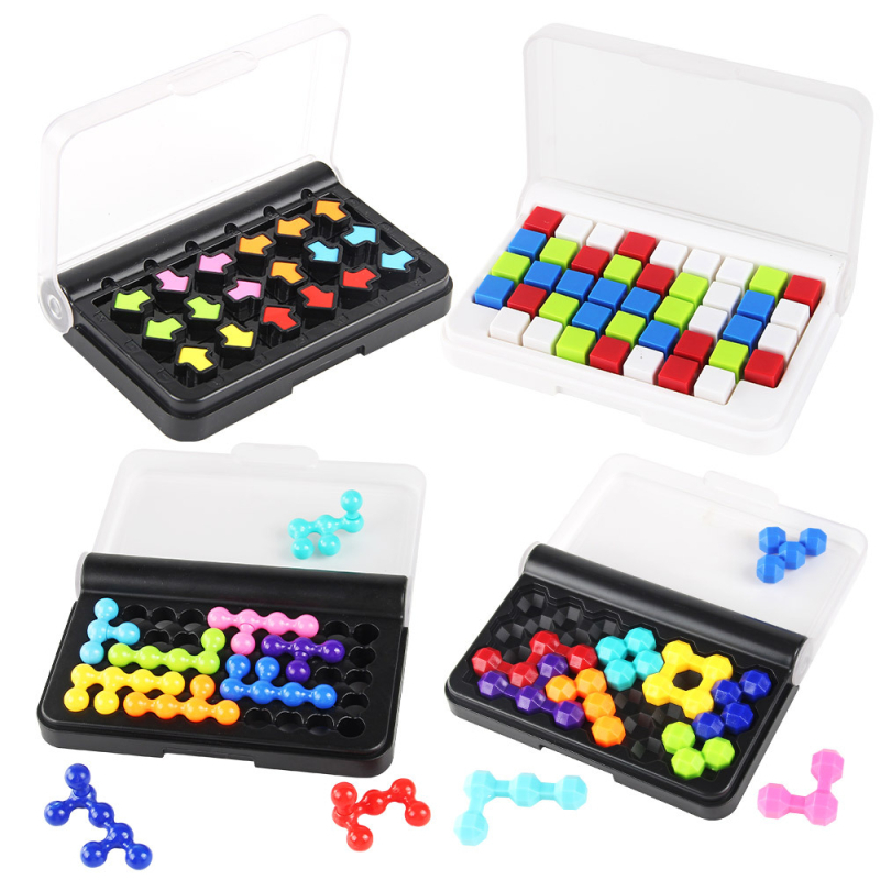 Plastična stolna puzzle igra s 3D perlicama, interaktivno za dvoje, DIY igračka
