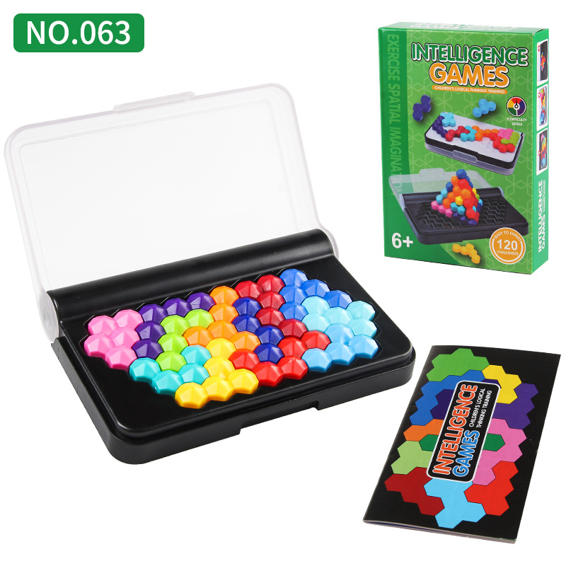 Plastična stolna puzzle igra s 3D perlicama, interaktivno za dvoje, DIY igračka