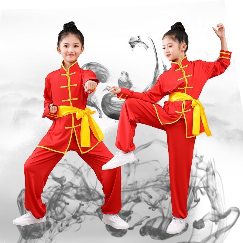Zimski Tai Chi trening set za dječake, kordurojna tkanina s lanom 91–95%