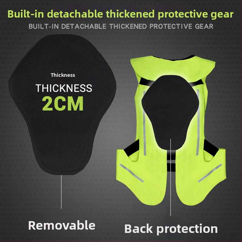 IRONRIDE gaisa spilvena aizsargveste, otrās paaudzes, piepūšamā aizsardzības veste riteņbraukšanai, universāla