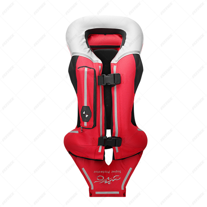 IRONRIDE gaisa spilvena aizsargveste, otrās paaudzes, piepūšamā aizsardzības veste riteņbraukšanai, universāla