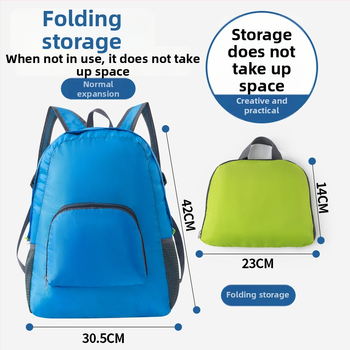 Unisex sporta mugursoma, Oxford audums, elpojoša un ūdensizturīga, paplašināma un salokāma, izliektas plecu siksnas