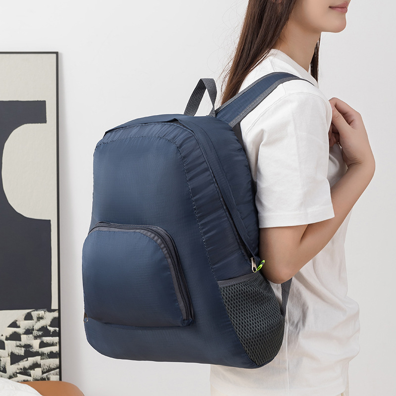 Unisex sporta mugursoma, Oxford audums, elpojoša un ūdensizturīga, paplašināma un salokāma, izliektas plecu siksnas