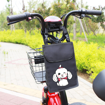 Torba za bicikl s prednjim spremnikom za pohranu, platno, Han Pi Bear, model Big