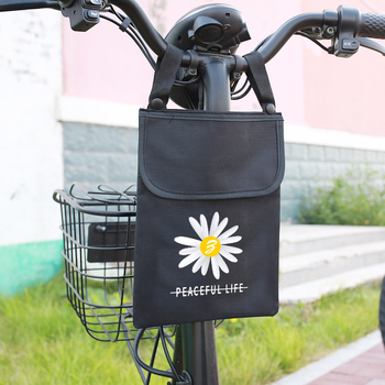 Torba za bicikl s prednjim spremnikom za pohranu, platno, Han Pi Bear, model Big