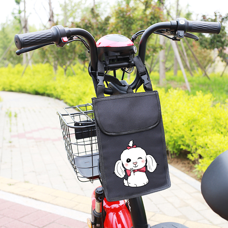Torba za bicikl s prednjim spremnikom za pohranu, platno, Han Pi Bear, model Big