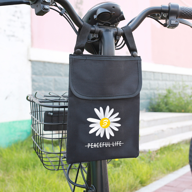 Torba za bicikl s prednjim spremnikom za pohranu, platno, Han Pi Bear, model Big