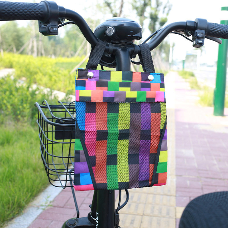 Torba za bicikl s prednjim spremnikom za pohranu, platno, Han Pi Bear, model Big