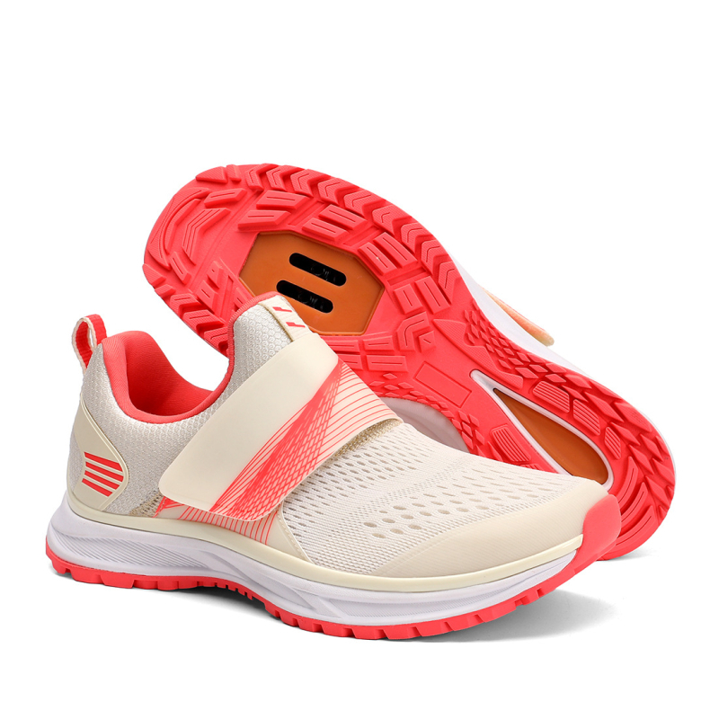 Unisex velosipēdu kurpes iekšējai un kalnu velobraukšanai — stingra zole, gumijas zole, atbalsts un šoku absorbēšana