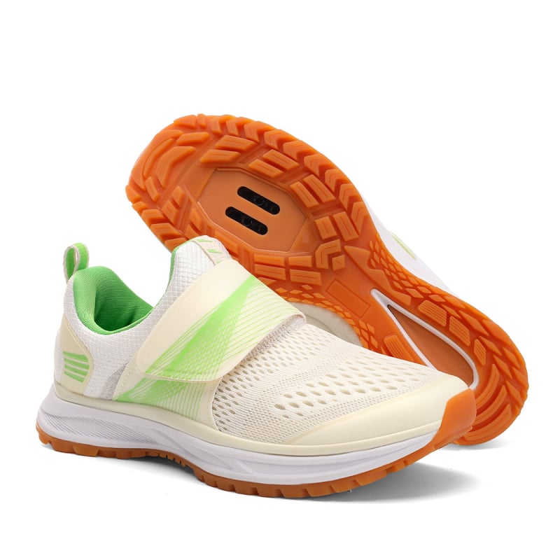 Unisex velosipēdu kurpes iekšējai un kalnu velobraukšanai — stingra zole, gumijas zole, atbalsts un šoku absorbēšana