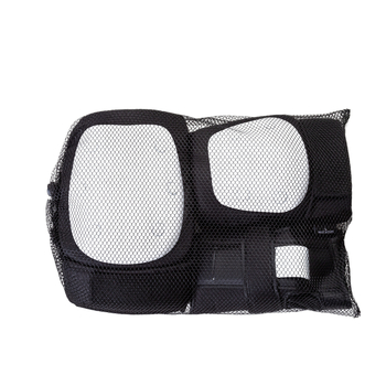 Aizsargu komplekts skrituļslidošanai un ziemas sporta veidiem - ceļgalu, elkoņu un plaukstu aizsargi ar putu pildījumu, sešu vienību komplekts