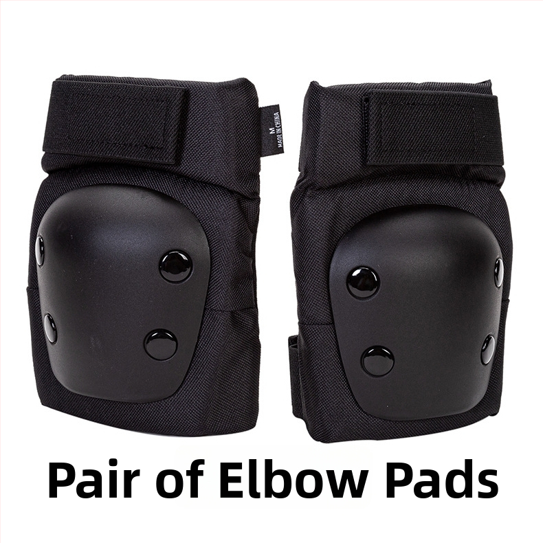 Aizsargu komplekts skrituļslidošanai un ziemas sporta veidiem - ceļgalu, elkoņu un plaukstu aizsargi ar putu pildījumu, sešu vienību komplekts