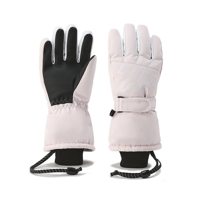 Bērnu slēpošanas cimdi, 2L materiāls, bērniem, piemēroti slēpošanai, bez importa