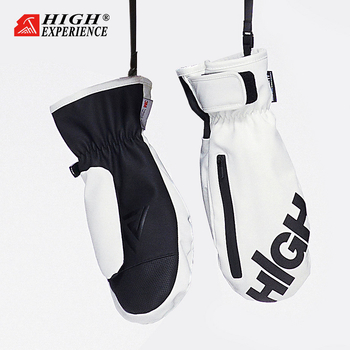 High Experience universālie slēpošanas cimdi ar skārienjutīgu ekrānu, ūdensizturīgi, kabata skipassa kartei