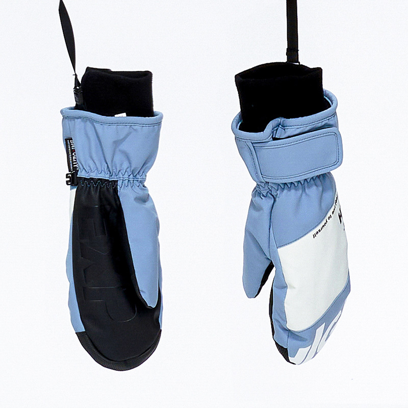 High Experience universālie slēpošanas cimdi ar skārienjutīgu ekrānu, ūdensizturīgi, kabata skipassa kartei