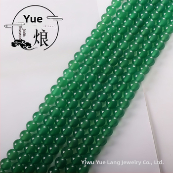 7A zelene agatne okrugle perle – prirodne, za DIY nakit i narukvice, slobodne perle, veličine 2 mm, 3 mm, 4 mm, 6 mm, 8 mm, 10 mm, 12 mm
