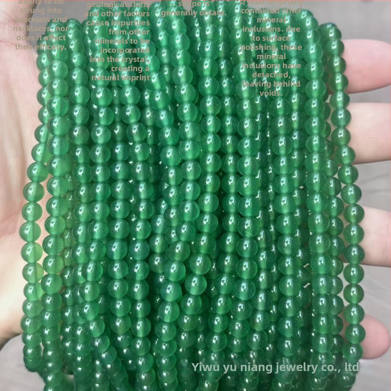 7A zelene agatne okrugle perle – prirodne, za DIY nakit i narukvice, slobodne perle, veličine 2 mm, 3 mm, 4 mm, 6 mm, 8 mm, 10 mm, 12 mm