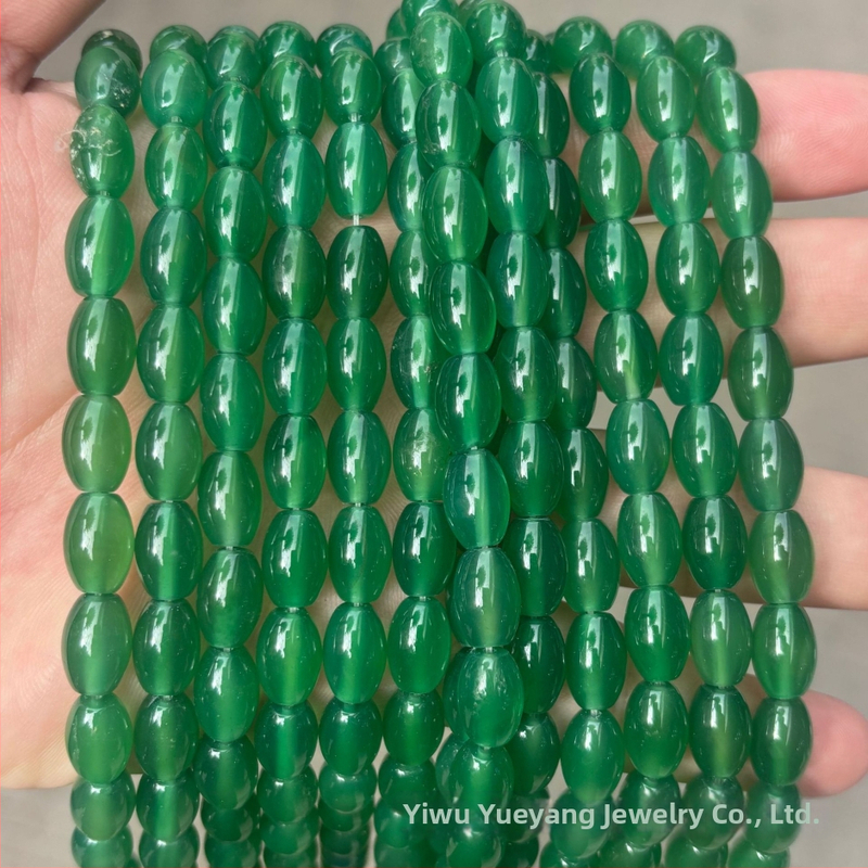 7A zelene agatne okrugle perle – prirodne, za DIY nakit i narukvice, slobodne perle, veličine 2 mm, 3 mm, 4 mm, 6 mm, 8 mm, 10 mm, 12 mm