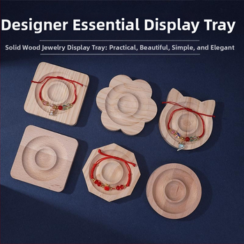 Masīva koka rotaslietu displeja statīvs, pig-cat forma, gravēšana, zīmols Boting