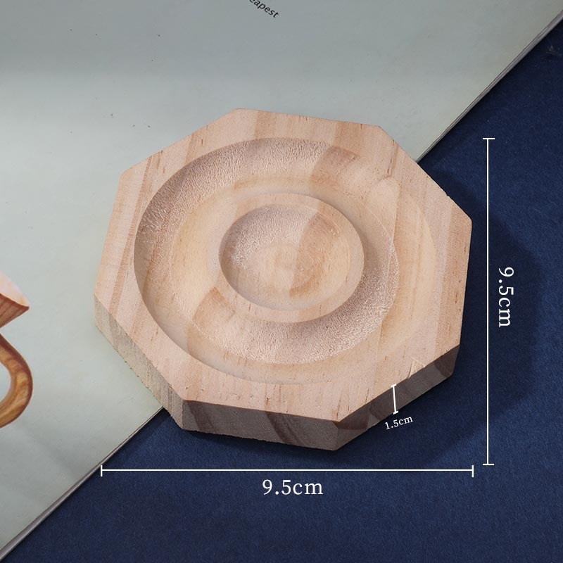 Masīva koka rotaslietu displeja statīvs, pig-cat forma, gravēšana, zīmols Boting