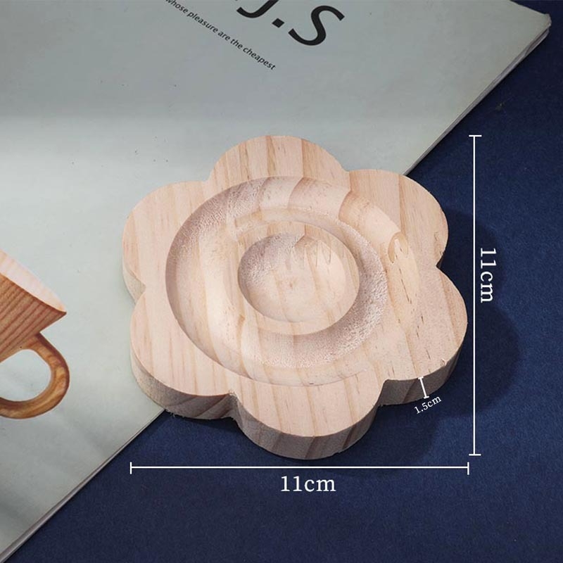 Masīva koka rotaslietu displeja statīvs, pig-cat forma, gravēšana, zīmols Boting