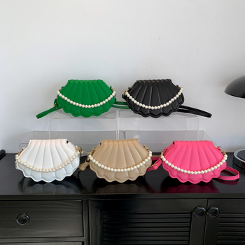 Koorekujulise kujuga kandekott, värske ja magus stiil, PU materjal, suletud avamine (sisemine telefonikott)