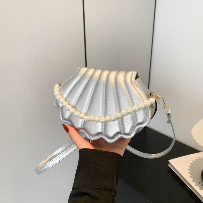 Koorekujulise kujuga kandekott, värske ja magus stiil, PU materjal, suletud avamine (sisemine telefonikott)