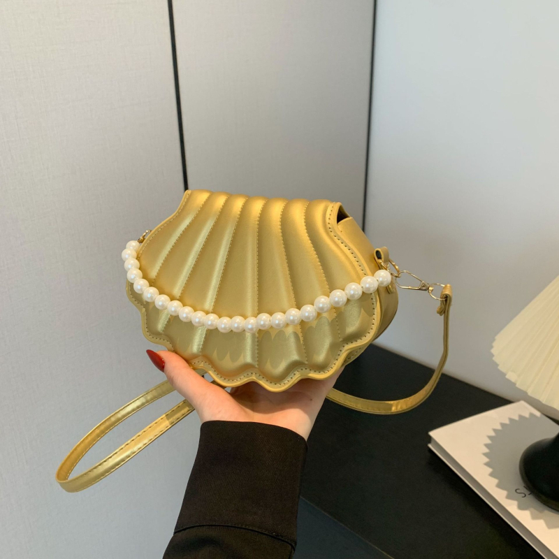 Koorekujulise kujuga kandekott, värske ja magus stiil, PU materjal, suletud avamine (sisemine telefonikott)