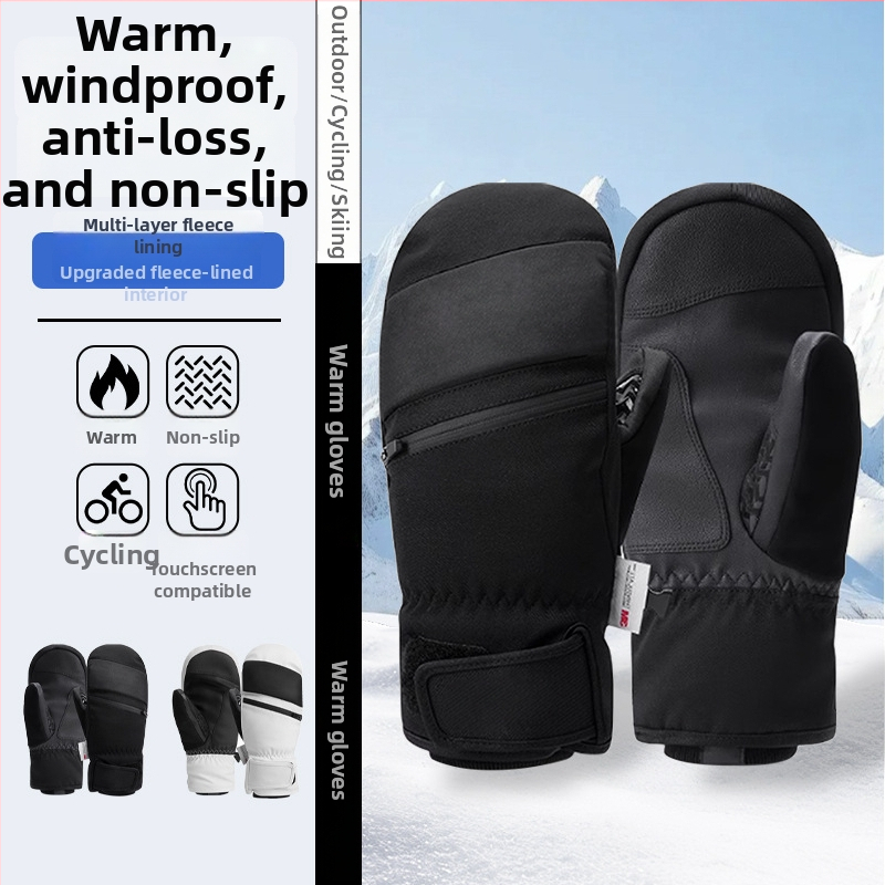 Mănuși de schi Oke, material 501d Taslan, unisex pentru adulți