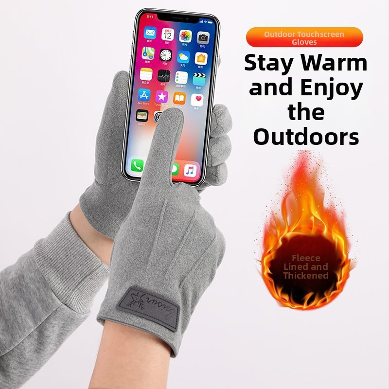 Pánske rukavice s flip krytom, odolné voči opotrebovaniu, Ice Silk a bavlna zmes, jeseň-zima, Mylares