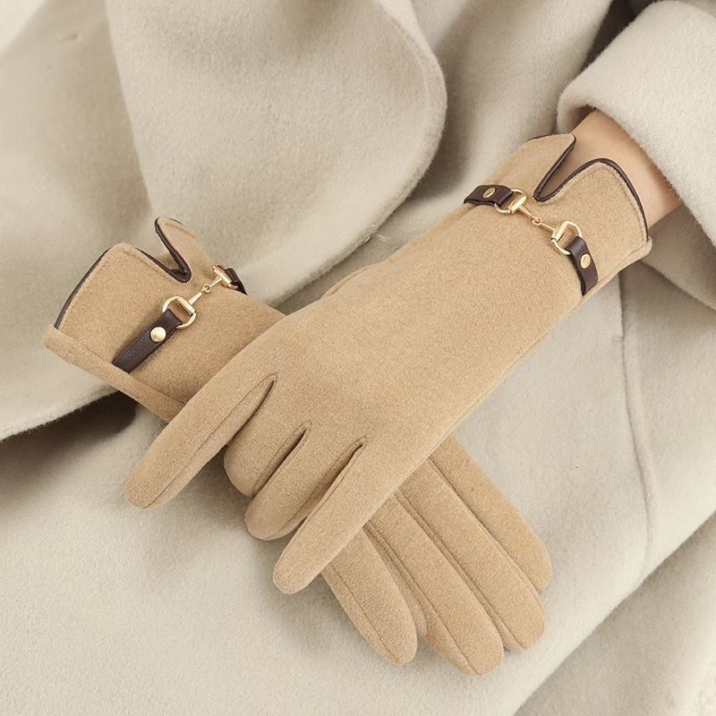 Vyrų pirštinės su flip dangteliu, atsparios dėvėjimui, Ice Silk medžiagos ir medvilnės mišinys, rudens–žiema, Mylares