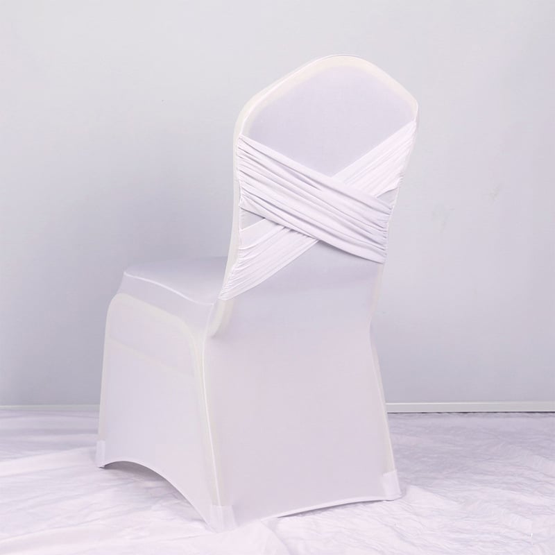 Prosperity sēdekļa pārvalks – kāzu stils, materiāls: poliuretāna elastīgs šķiedra (spandex), viesnīcu stila noskaņa