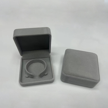 Flanel bélésű karkötő doboz, ékszercsomagoláshoz, üres ajándékdoboz