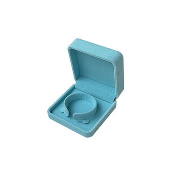 Flanel bélésű karkötő doboz, ékszercsomagoláshoz, üres ajándékdoboz