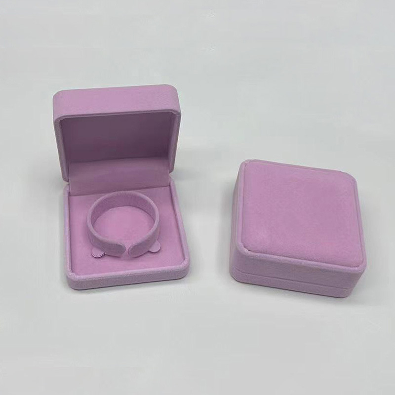 Flanel bélésű karkötő doboz, ékszercsomagoláshoz, üres ajándékdoboz