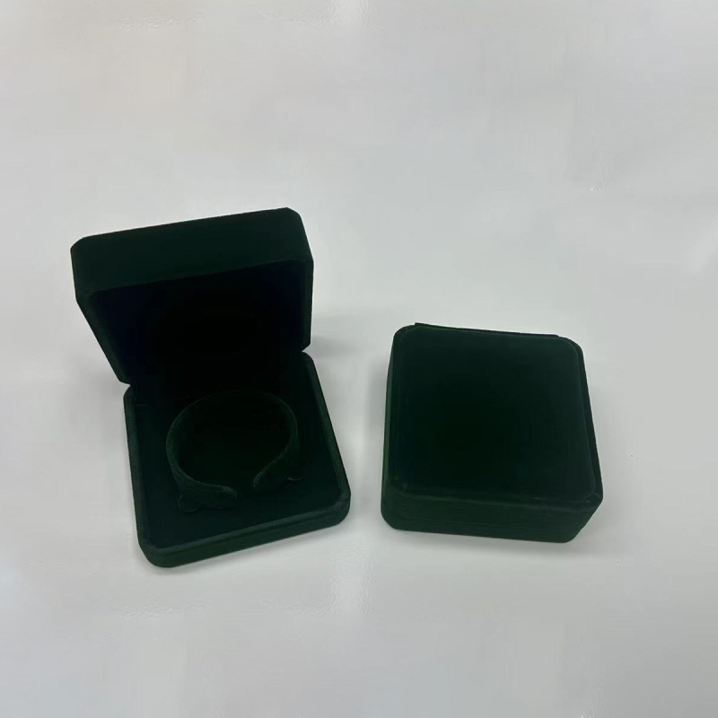 Flanel bélésű karkötő doboz, ékszercsomagoláshoz, üres ajándékdoboz